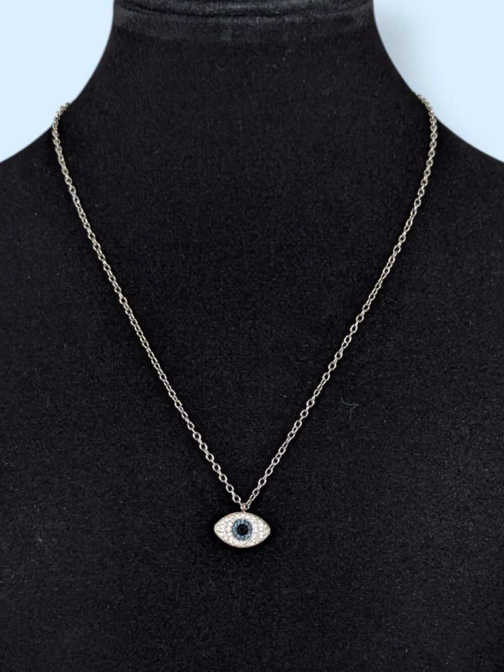 Swarovski Crystal Evil Eye Pendant Necklace